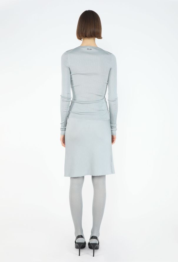 Miu Miu F/W 2025 Ribbed Silk 3-Piece Ensemble - 8