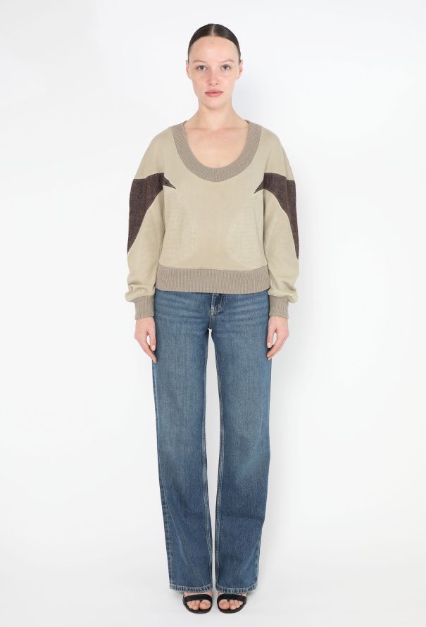 Balenciaga 2003 Colorblock Cubist Sweater - 2 Balenciaga 2003 Colorblock Cubist Sweater - 2