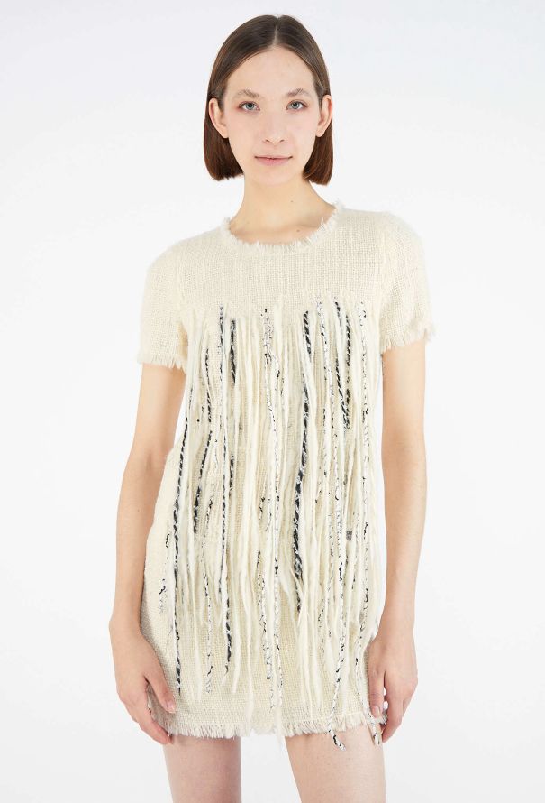 Chanel ICONIC F/W 2010 Fringed Tweed Dress - 2