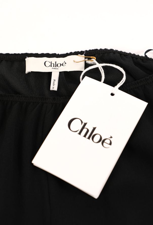 Chloé F/W 2024 Silk Georgette Fluid Pants - 6