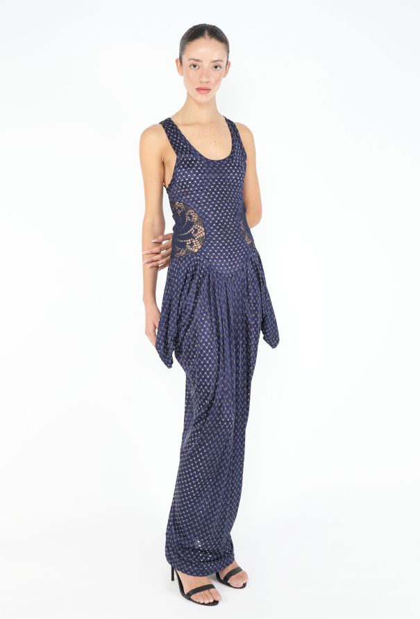 Jean Paul Gaultier '90s Broderie Crochet Cut-out Gown - 4