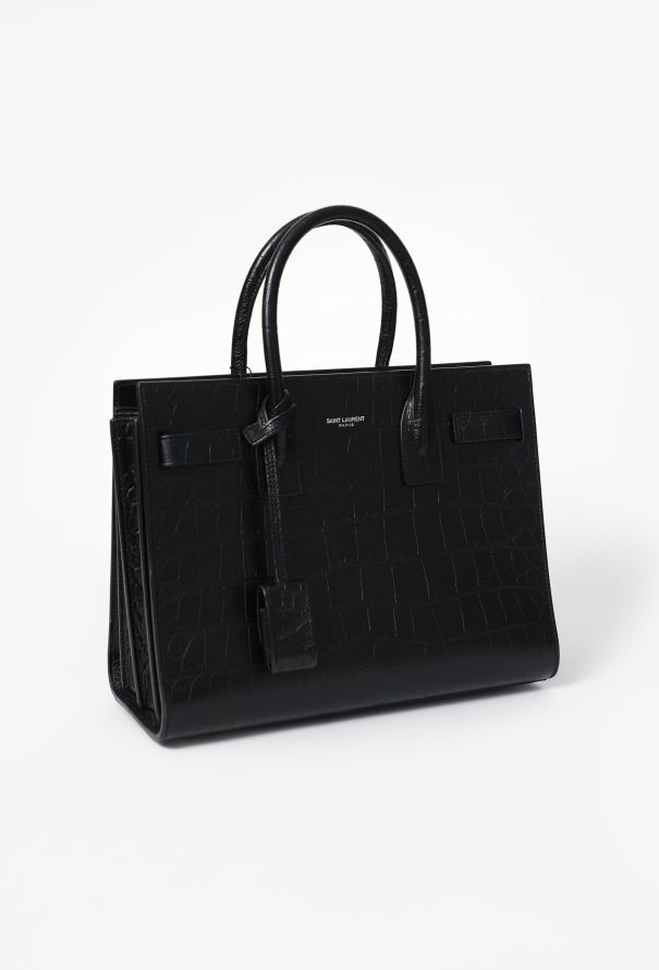 Saint Laurent Embossed Small Sac de Jour - 2