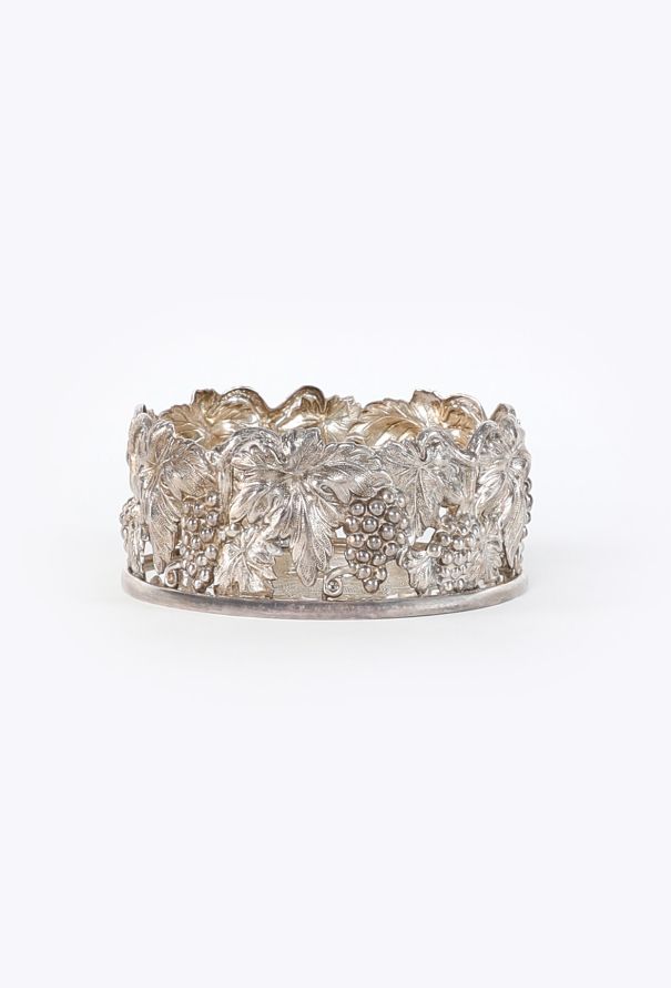 Dior Vintage Silver-Plated Wine Coaster - 1