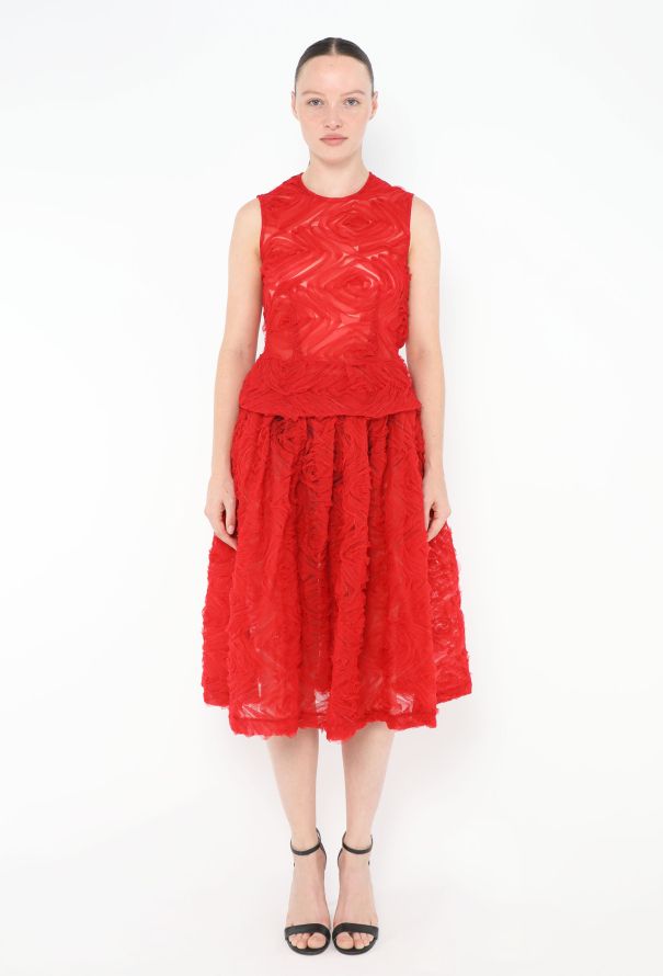 Comme des Garçons 2020 Tulle Peplum Top - 2