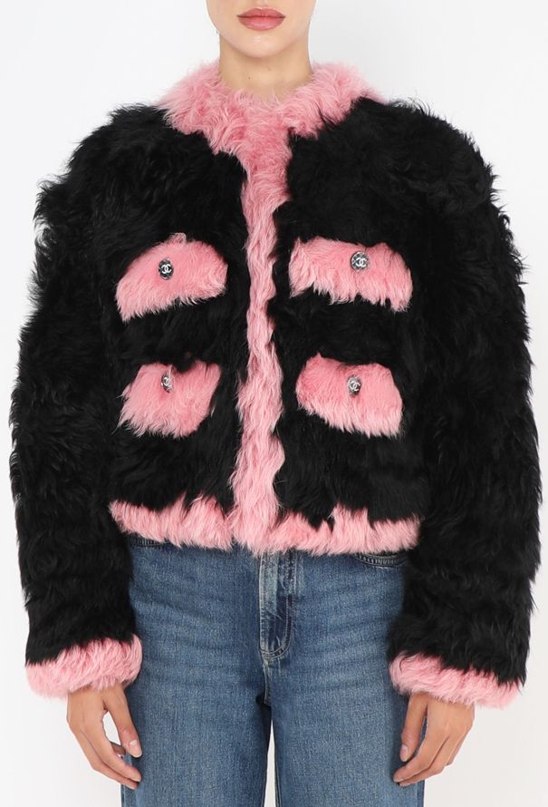 Chanel F/W 2021 Shearling 'CC' Jacket - 5