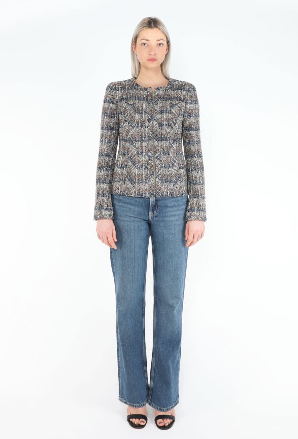 Chanel Fall 2004 Iridescent Tweed Jacket - 2