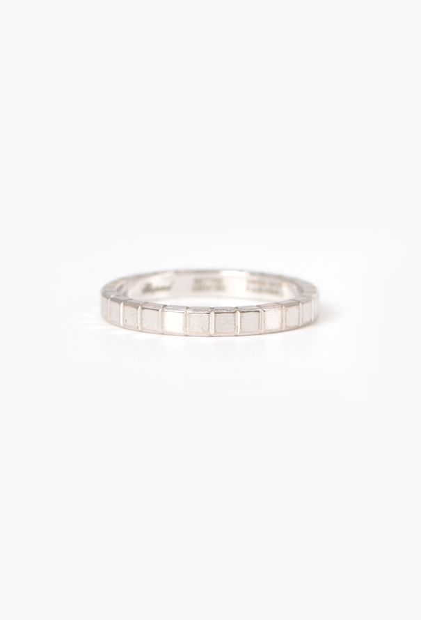 Chopard 18k White Gold Ice Cube Ring - 1