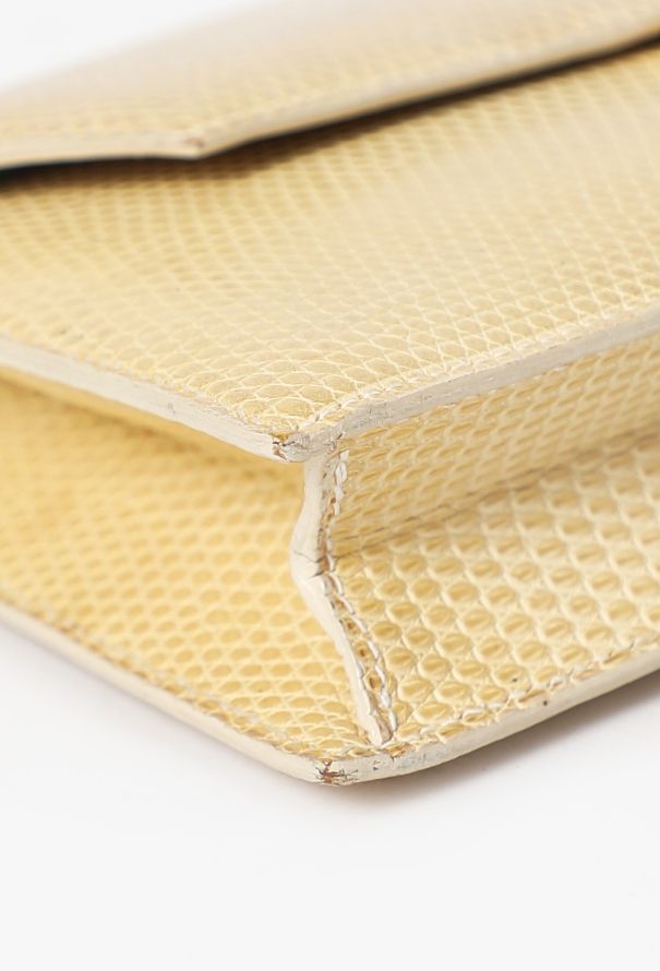 Hermès Rare 1997 Varanus Niloticus Cadenas Clutch - 9