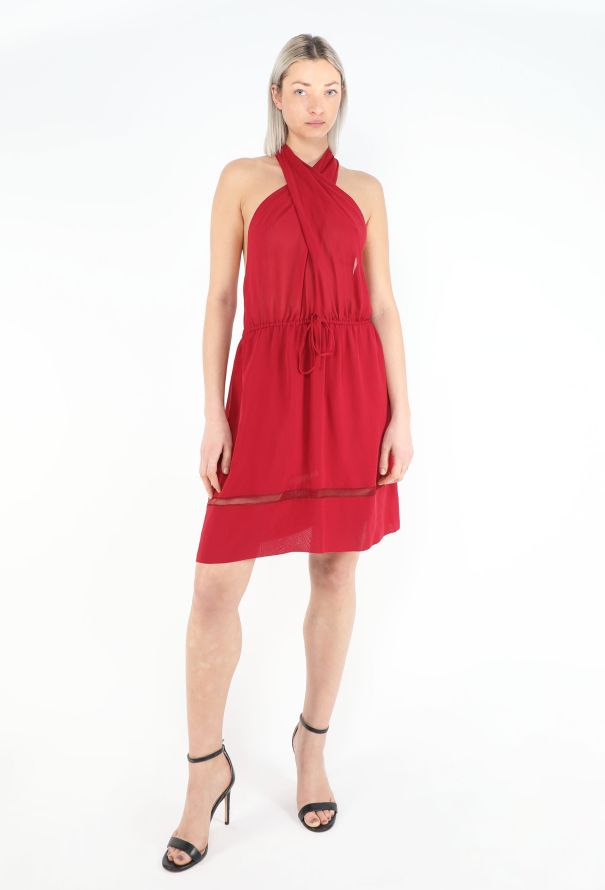 Chloé S/S 1997 Silk Halter Dress - 1