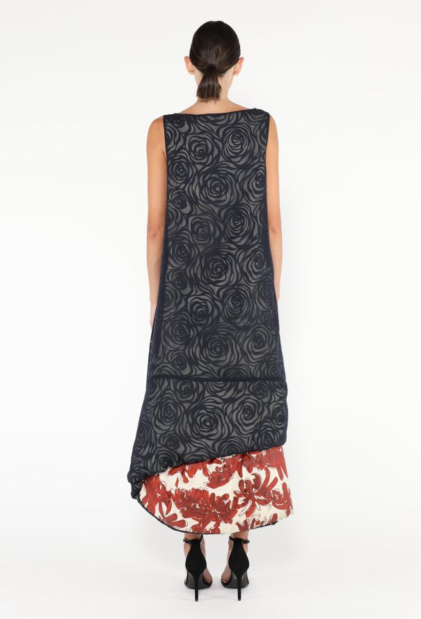 Comme des Garçons RARE F/W 1996 Asymmetrical Rose Dress - 6