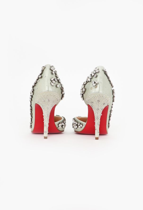 Louboutin Strass 100mm Iriza Pumps - 4 Louboutin Strass 100mm Iriza Pumps - 4