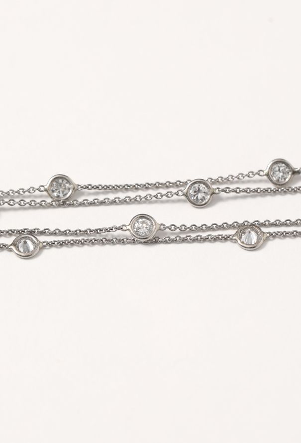 Vintage Fine Jewelry Platinum & 6 Carats Diamond Sautoir Necklace - 3 Vintage Fine Jewelry Platinum & 6 Carats Diamond Sautoir Necklace - 3