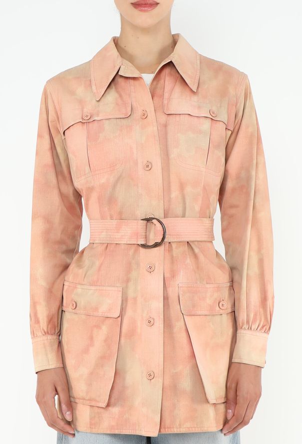 Saint Laurent ULTRA RARE 1969 Tie-Dye Safari Jacket - 4