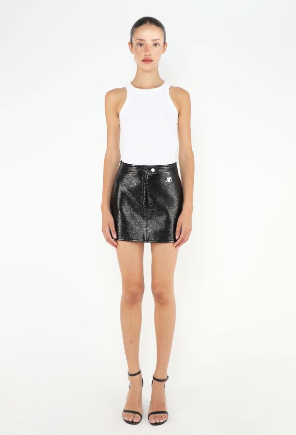 Courrèges 2024 Mod Vinyl Skirt - 2
