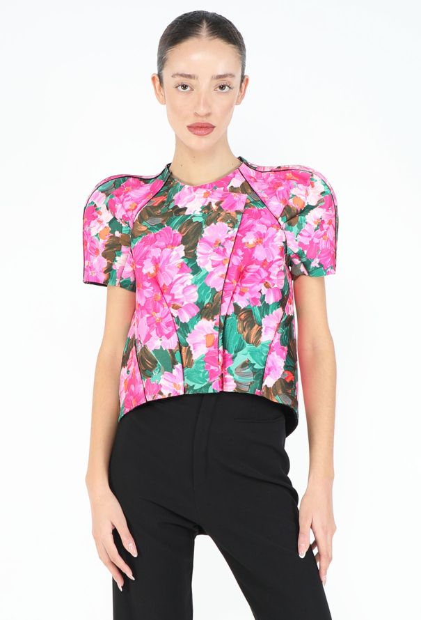 Balenciaga ICONIC S/S 2008 Sculpted Neoprene Top - 1