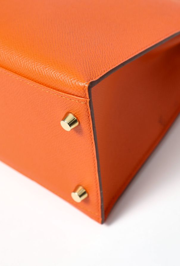Hermès Orange H Epsom Kelly Sellier 32 - 9 Hermès Orange H Epsom Kelly Sellier 32 - 9