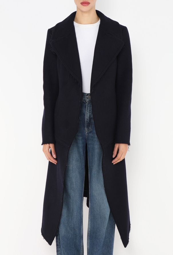 Céline F/W 2010 Frayed Cutaway Coat - 3