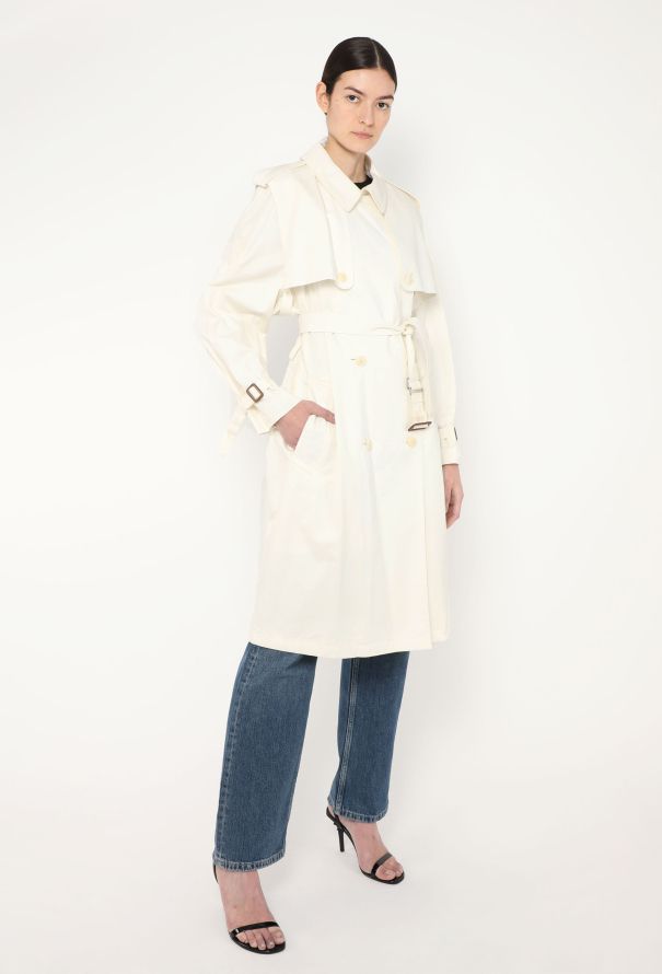 Hermès Margiela S/S 2002 Belted Cotton Trench - 6 Hermès Margiela S/S 2002 Belted Cotton Trench - 6