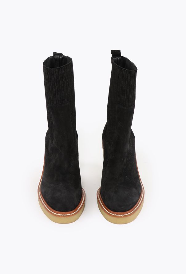 Hermès Donia 70 Suede Ankle Boots - 2