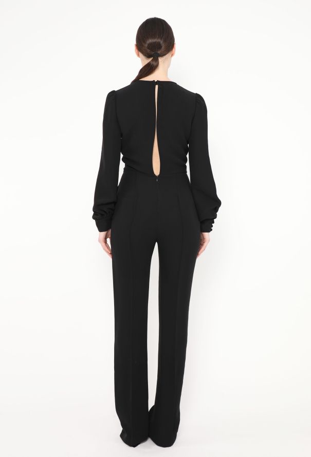 Valentino F/W 2012 Pleated Silk Jumpsuit - 5 Valentino F/W 2012 Pleated Silk Jumpsuit - 5