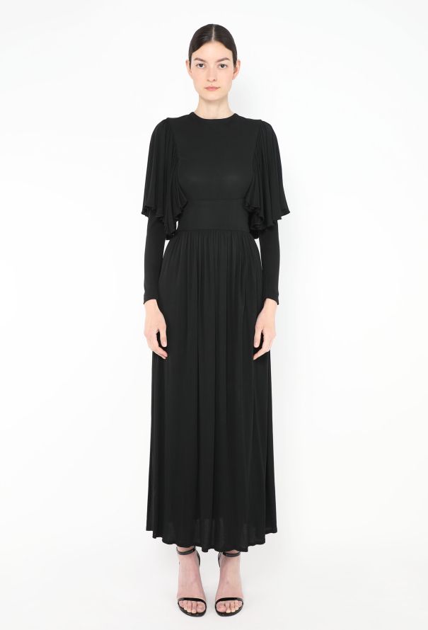 Gina Fratini '70s Angel-Sleeve Dress - 1