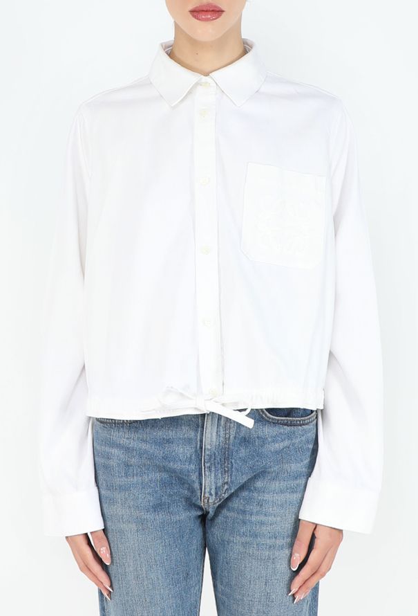 Loewe 2025 x Paula’s Ibiza Slit Drawstring Shirt - 4