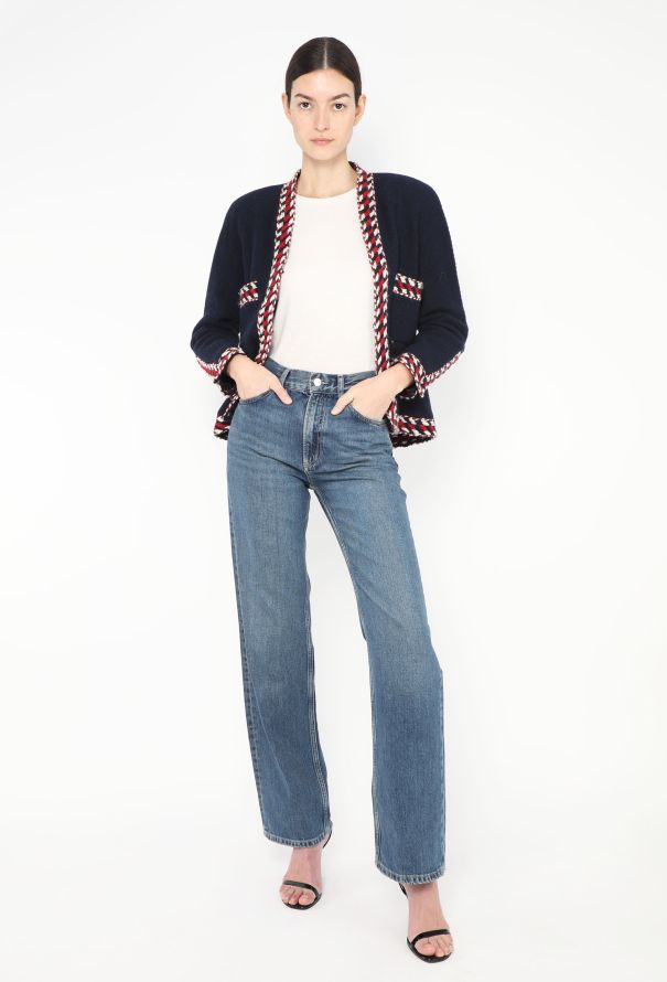 Chanel Haute Couture F/W 1986 Bouclé Trim Ensemble - 5 Chanel Haute Couture F/W 1986 Bouclé Trim Ensemble - 5