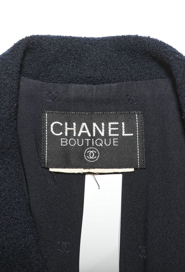 Chanel S/S 1995 Notched Cropped Jacket - 7