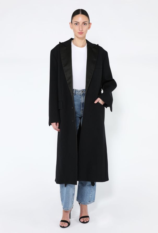 Céline Iconic F/W 2017 Notched Smoking Coat - 3
