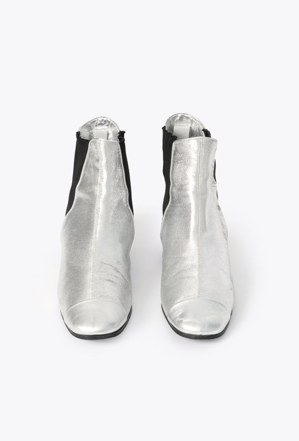 Chanel 2019 Metallic Lambskin Boots - 3 Chanel 2019 Metallic Lambskin Boots - 3