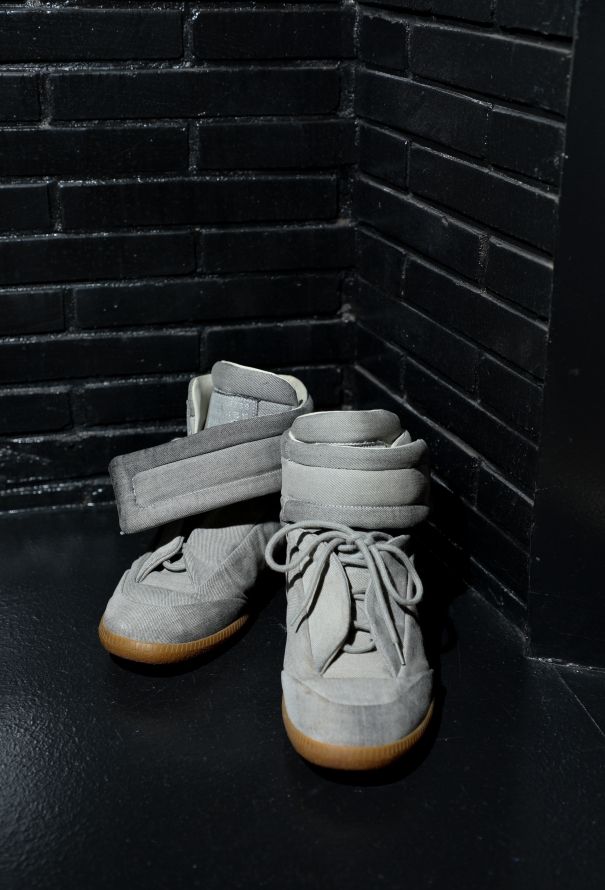 Maison Margiela Denim High-Top Sneakers - 1