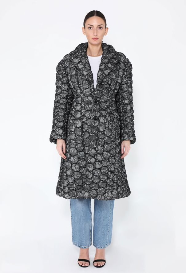 Comme des Garçons F/W 2022 'Black Rose' Lace Coat - 1