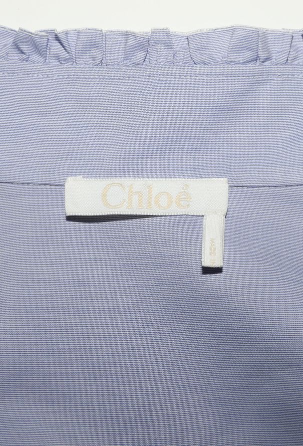 Chloé Resort 2019 Pinstripe Ruffled Tunic - 7 Chloé Resort 2019 Pinstripe Ruffled Tunic - 7