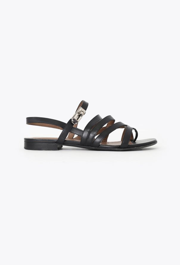 Hermès 2023 Kelly Turnlock Marine Sandals - 1