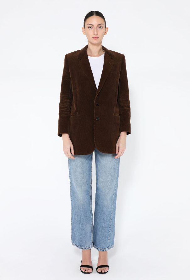 Céline F/W 2019 Tailored Corduroy Blazer - 4