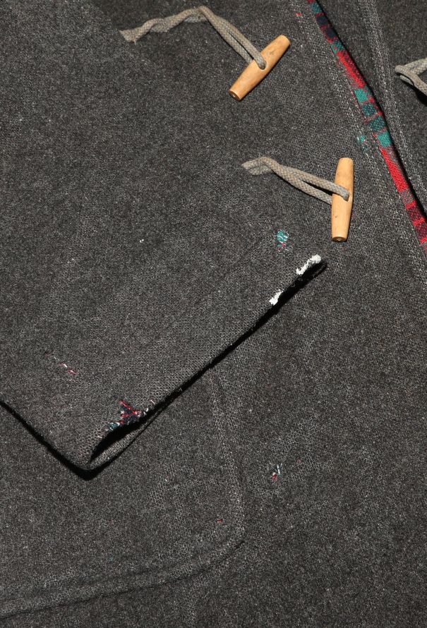 Men's Vintage 1950s French Hooded Duffle Coat - 6 Men's Vintage 1950s French Hooded Duffle Coat - 6