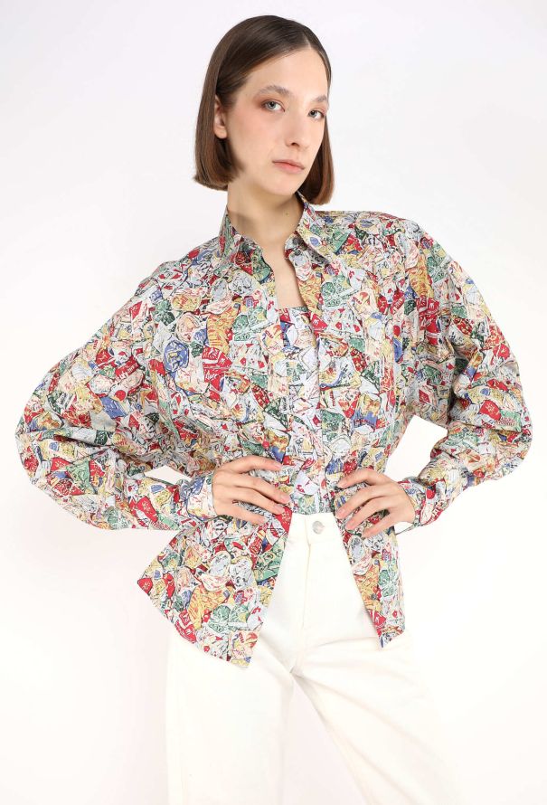 Alaïa 2019 Re-Edition '85 x César Printed Shirt - 1