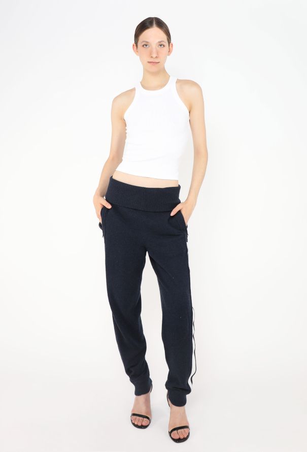 Chanel Bicolor Hooded Cashmere Tracksuit - 3