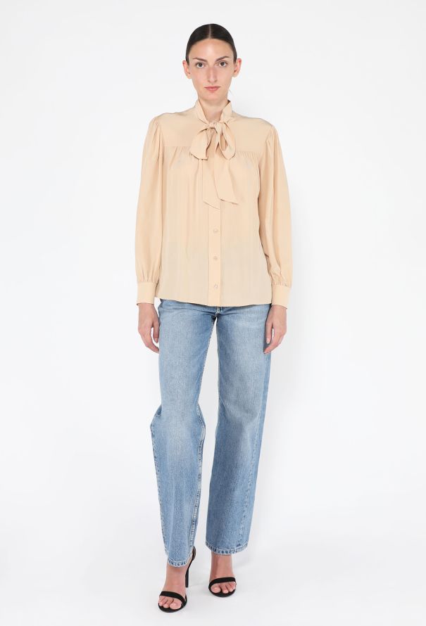 Chloé Silk Lavallière Blouse, 2024 - 3