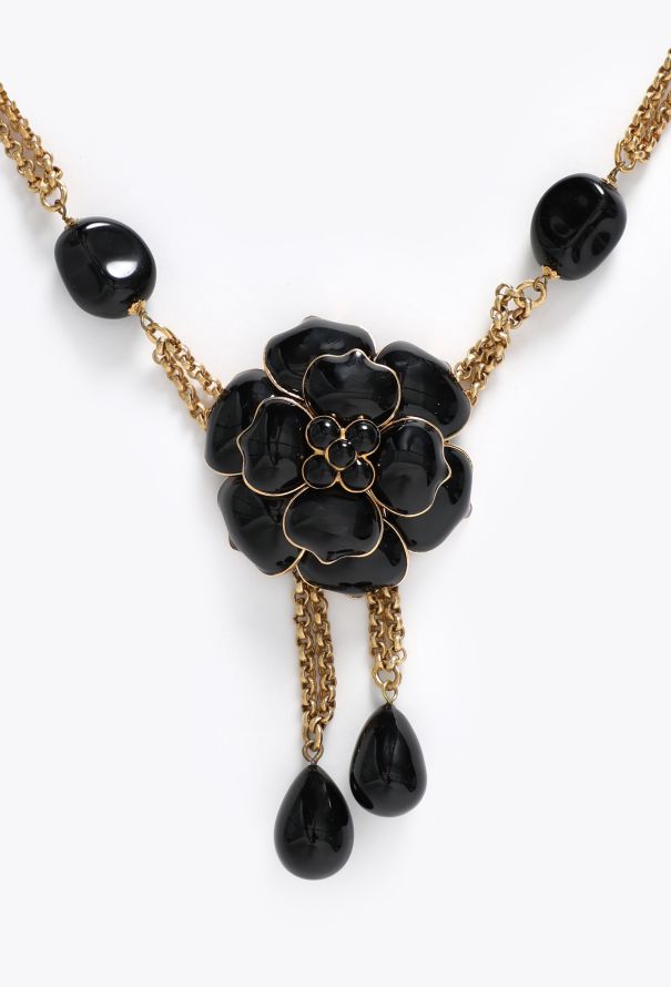 Chanel COLLECTOR 1998 Gripoix Camélia Sautoir - 2