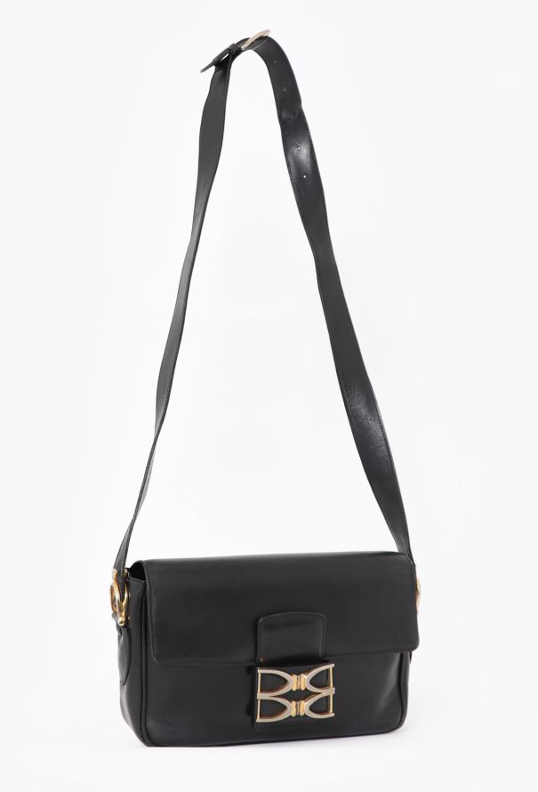 Céline '70s Black Box Shoulder Bag - 2 Céline '70s Black Box Shoulder Bag - 2