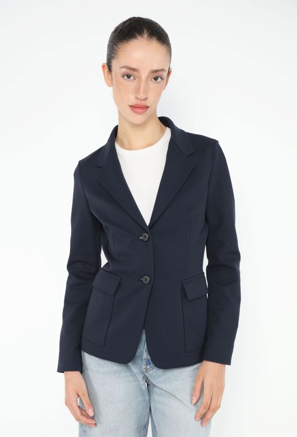 Prada Classic Cinched Crêpe Blazer - 4 Prada Classic Cinched Crêpe Blazer - 4