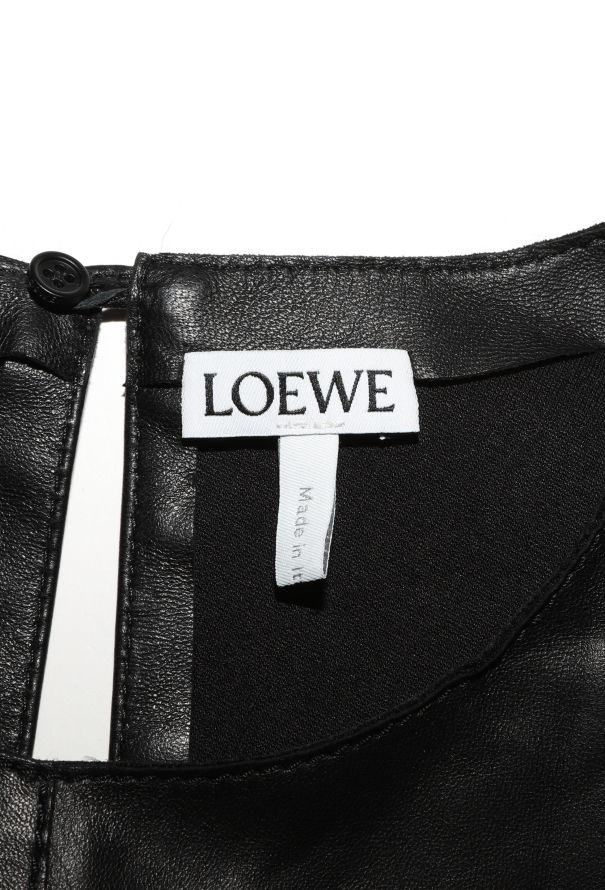 Loewe 2022 Asymmetrical Lambskin Dress - 5 Loewe 2022 Asymmetrical Lambskin Dress - 5