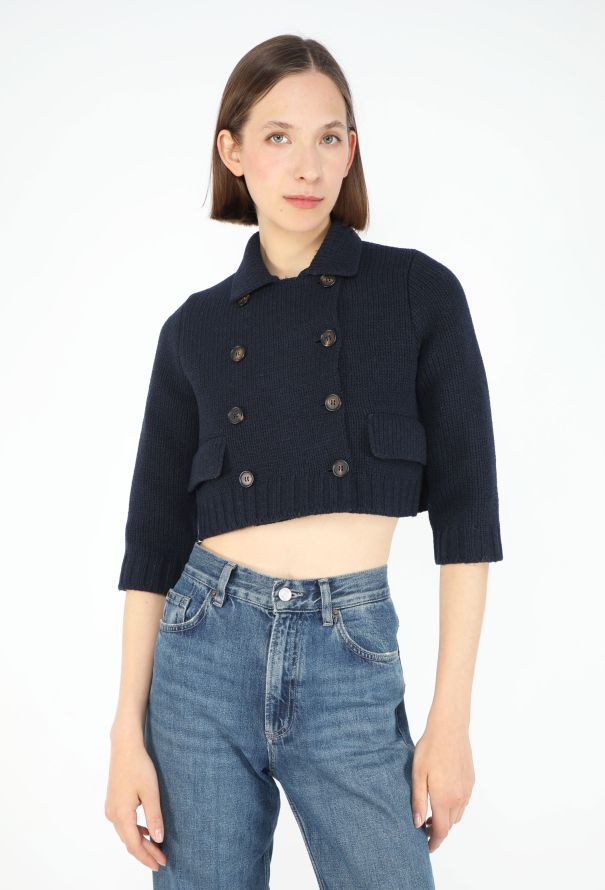 Miu Miu F/W 2024 Mod Cropped Cardigan - 1