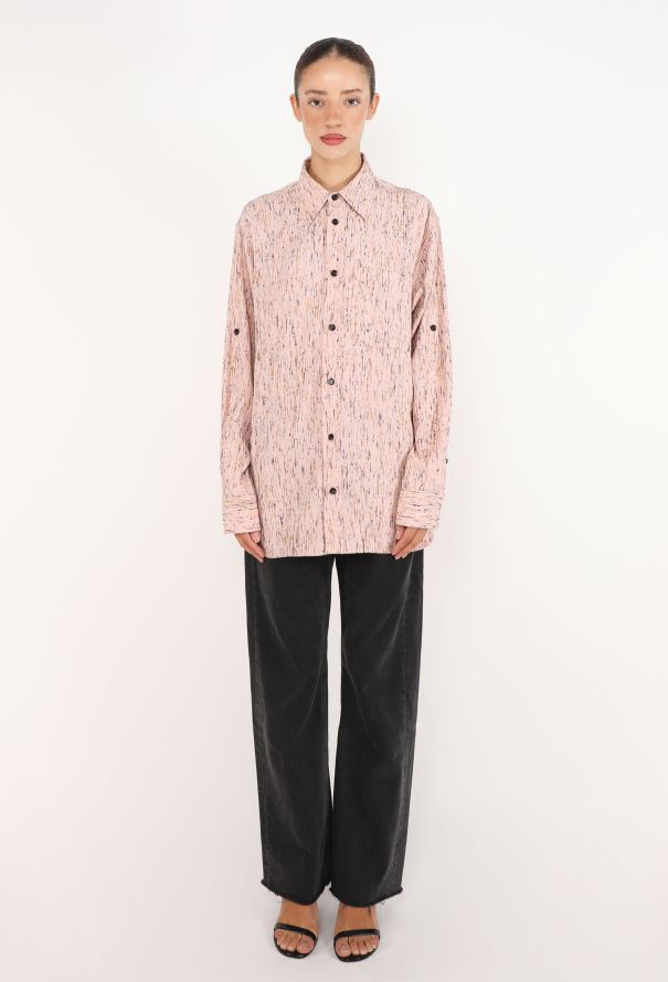 Bottega Veneta Textured Spatter Shirt, S/S 2024 - 5