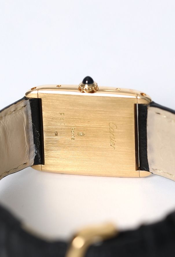 Cartier RARE Vintage 18K Yellow Gold Tank Arrondi Watch - 7