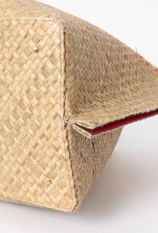 Valentino Raffia Vlogo Escape Tote Bag - 8 Valentino Raffia Vlogo Escape Tote Bag - 8