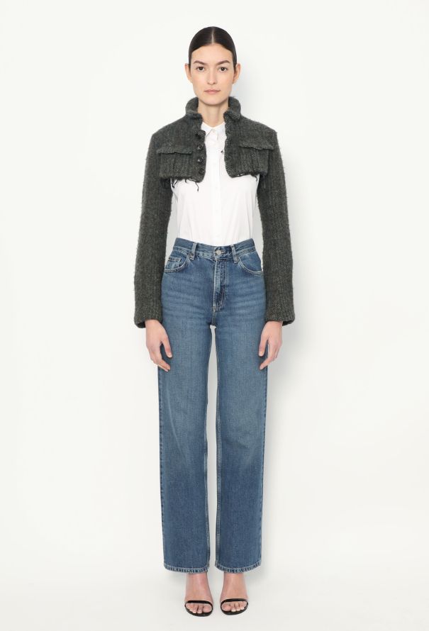 Comme des Garçons F/W 1994 Distressed Cropped Jacket - 5