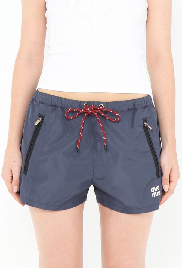 Miu Miu 2024 Nylon Drawstring Shorts - 3