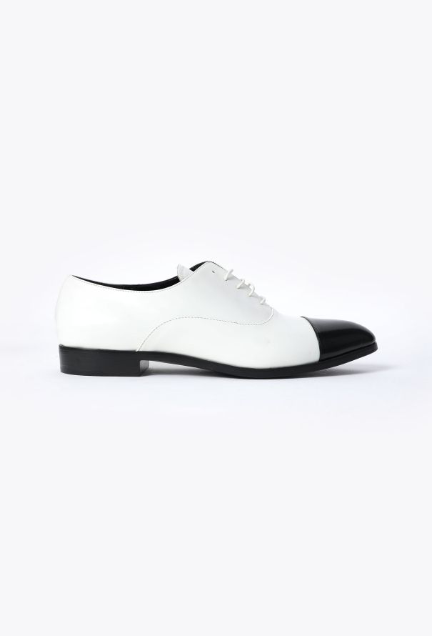 Prada Bicolor Derby Loafers - 1